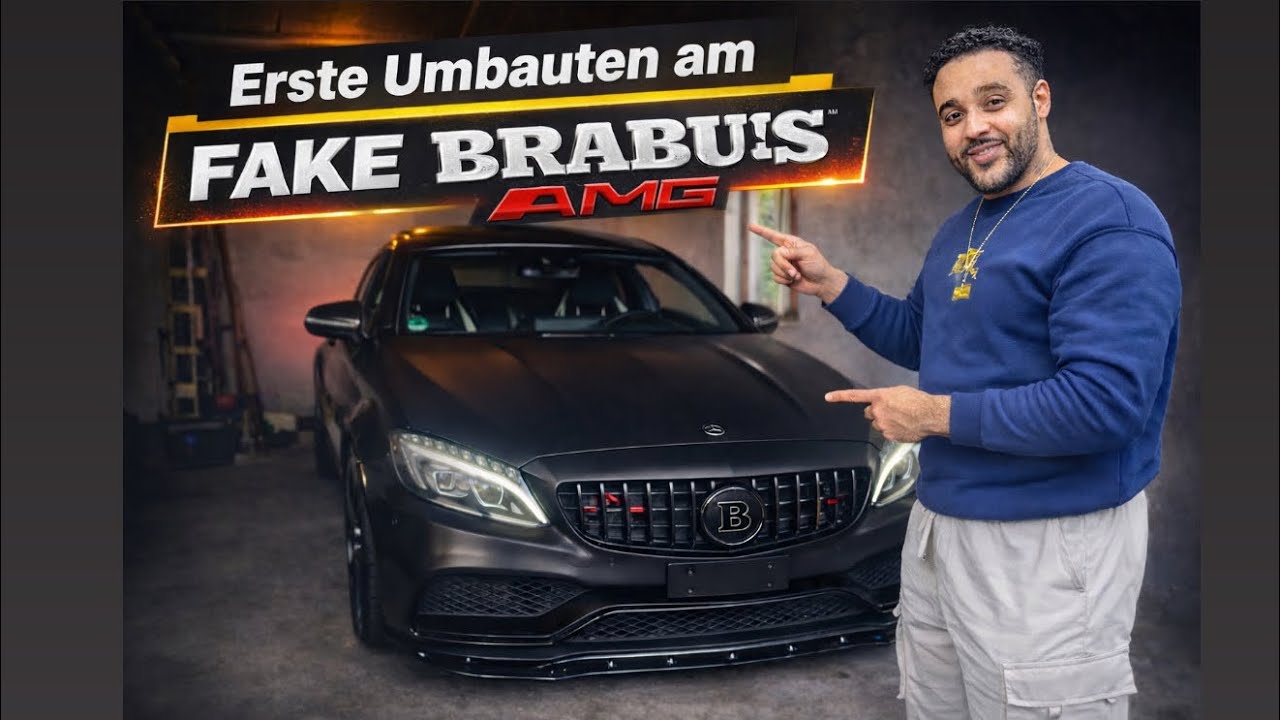 Umbauten am Fake BRABUS AMG - Mercedes Benz  C63s  Projekt Start! Teil 1