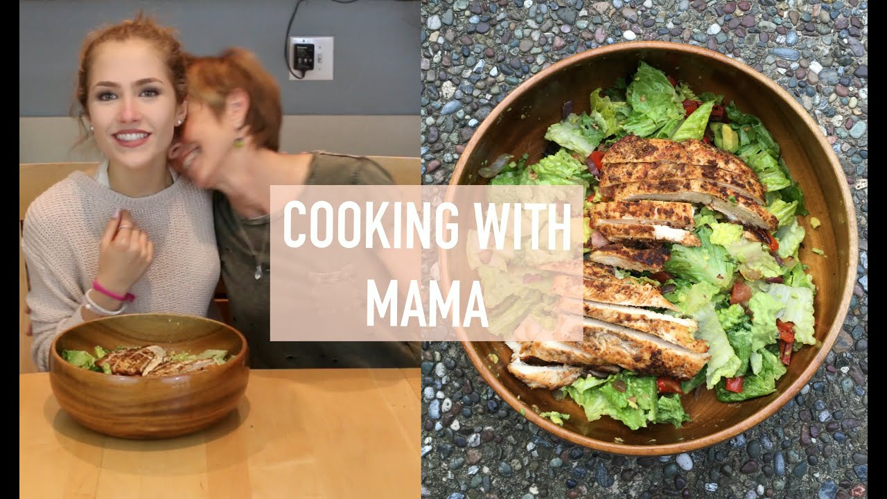 CHICKEN SALAD RECIPE // COOKING WITH MY MOM | Mel Joy