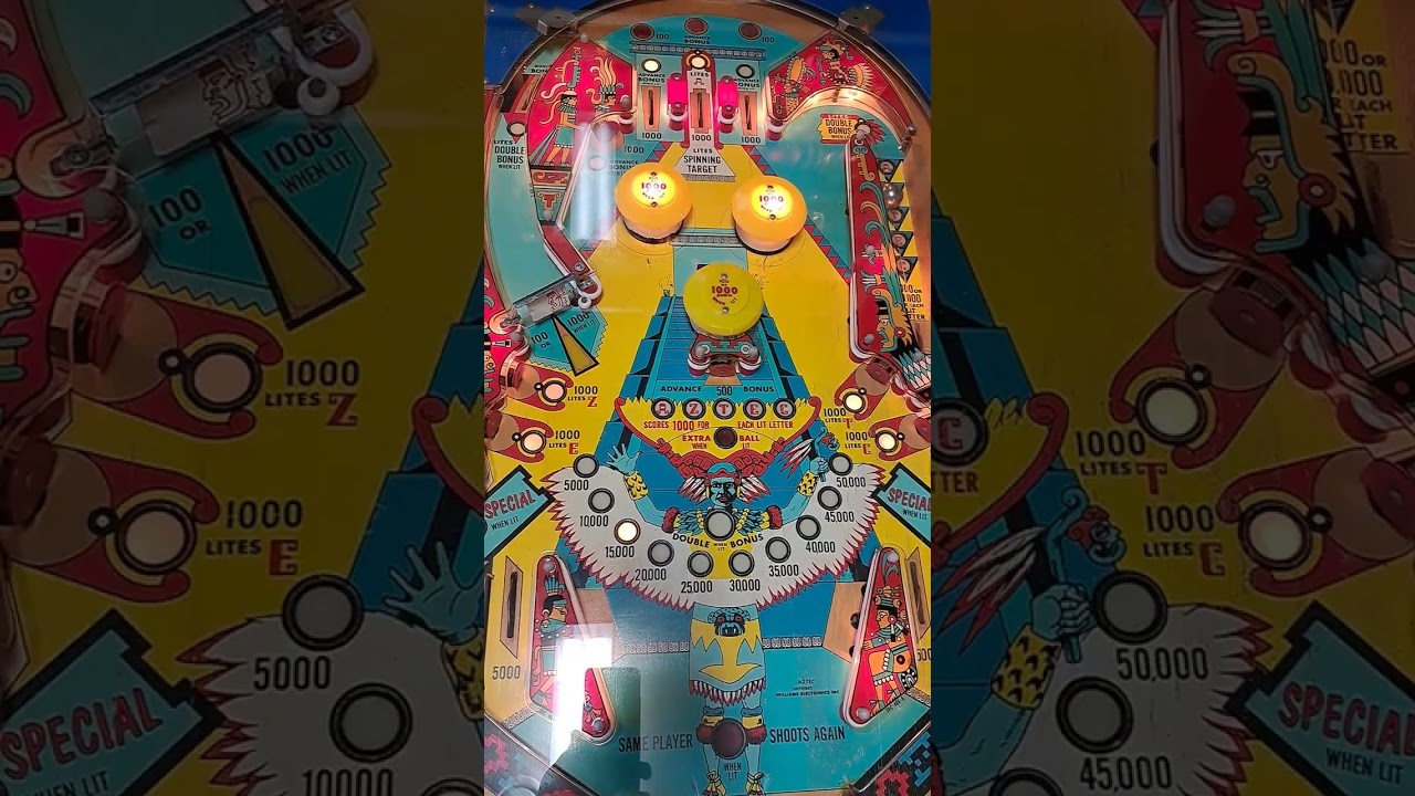 Pinball Williams Aztec 1976 door Huub