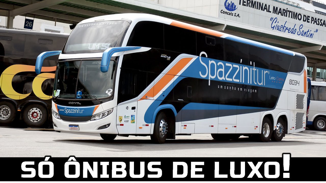 INCRÍVEL!! MUITOS ÔNIBUS DE LUXO SÓ VOLVO E SCANIA CHEGANDO NO PORTO DE SANTOS - PARTE FINAL