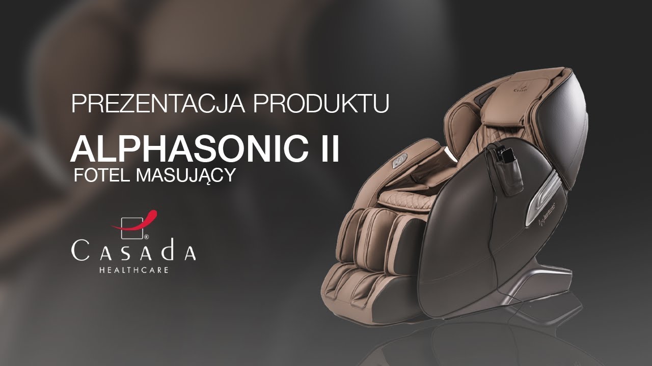 Fotel Masujący ALPHASONIC II| Prezentacja produktu