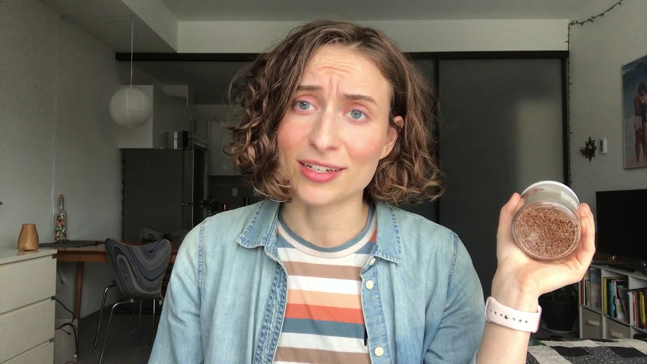 DIY flax seed hair gel recipe - zero waste styling gel for curly hair
