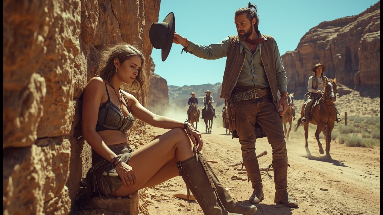 Rejected By Her Tribe for Being a Giant… Until a Tiny Cowboy Saved Her.