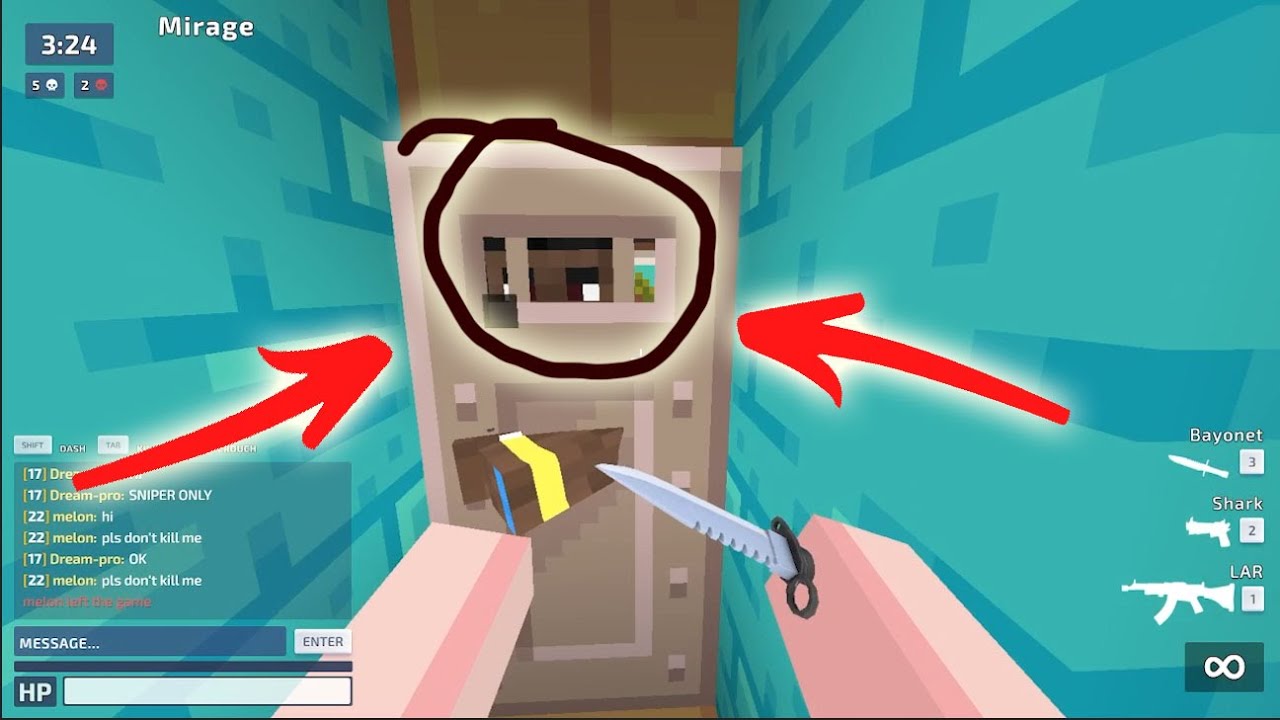 Kirka.io | LOCKED IN A DOOR?