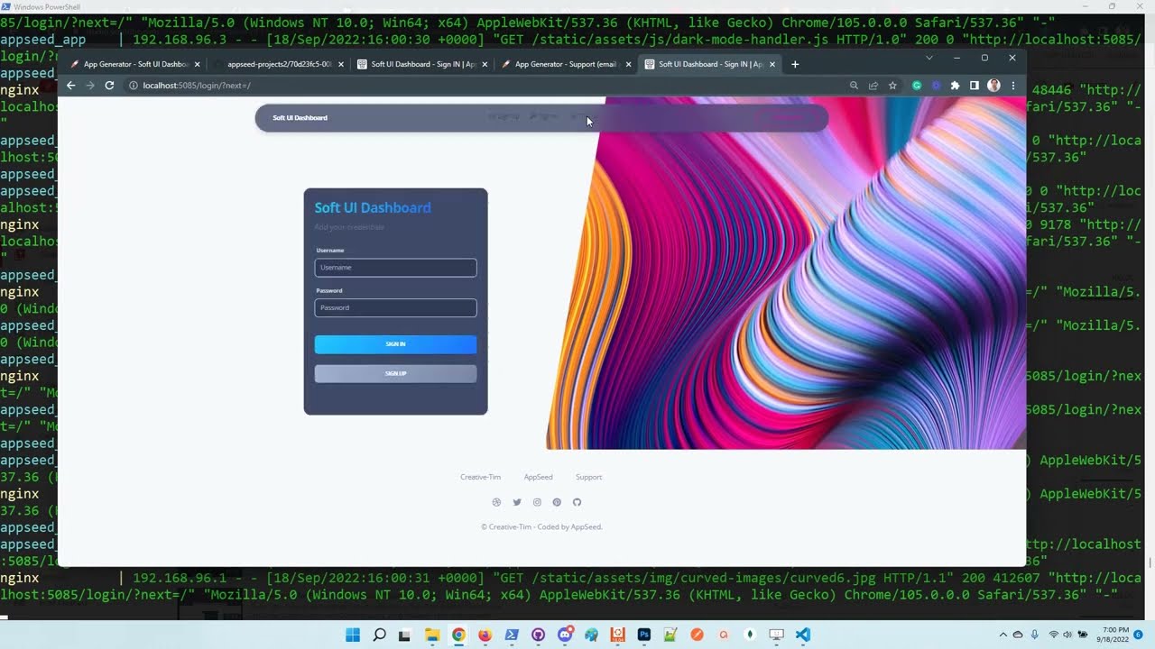 Free App Generator - Build a Django Dashboard in No-Time | AppSeed