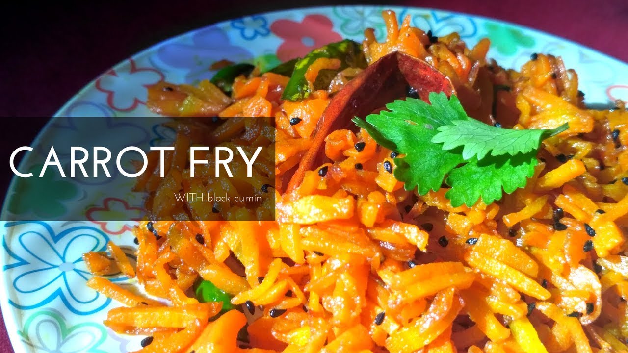 How-to Cook Carrot Fry With Black Cumin Recipe || Simple & Easy Recipe by Hamlet's Cooking