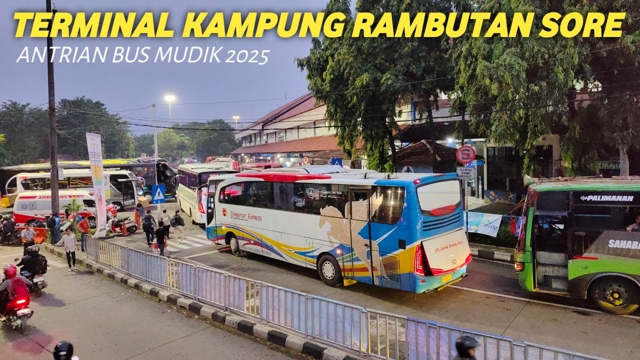 MENUJU PUNCAK MUDIK🔴SITUASI TERKINI TERMINAL KAMPUNG RAMBUTAN H-4 IDUL FITRI 2025