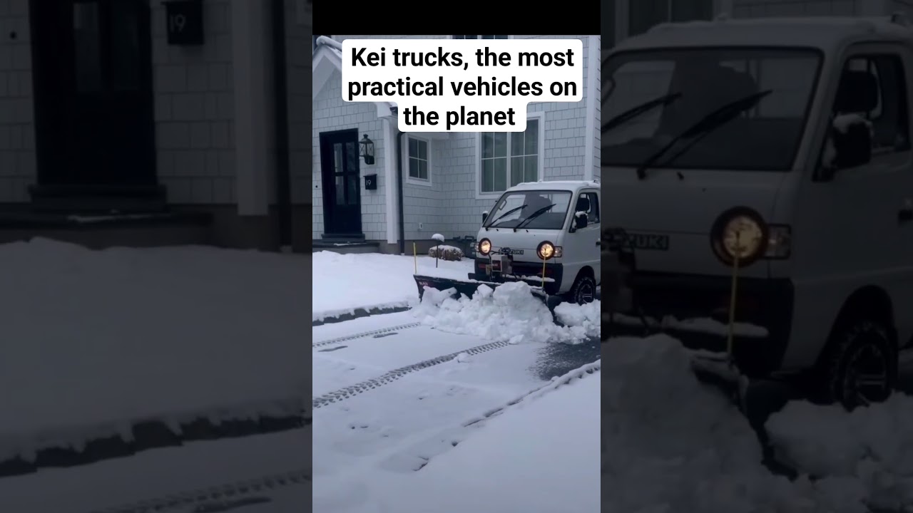 Snow, hail, rain or shine Kei trucks can do it all 😄 #keitruck #4x4 #offroad #jdm #minitruck #truck