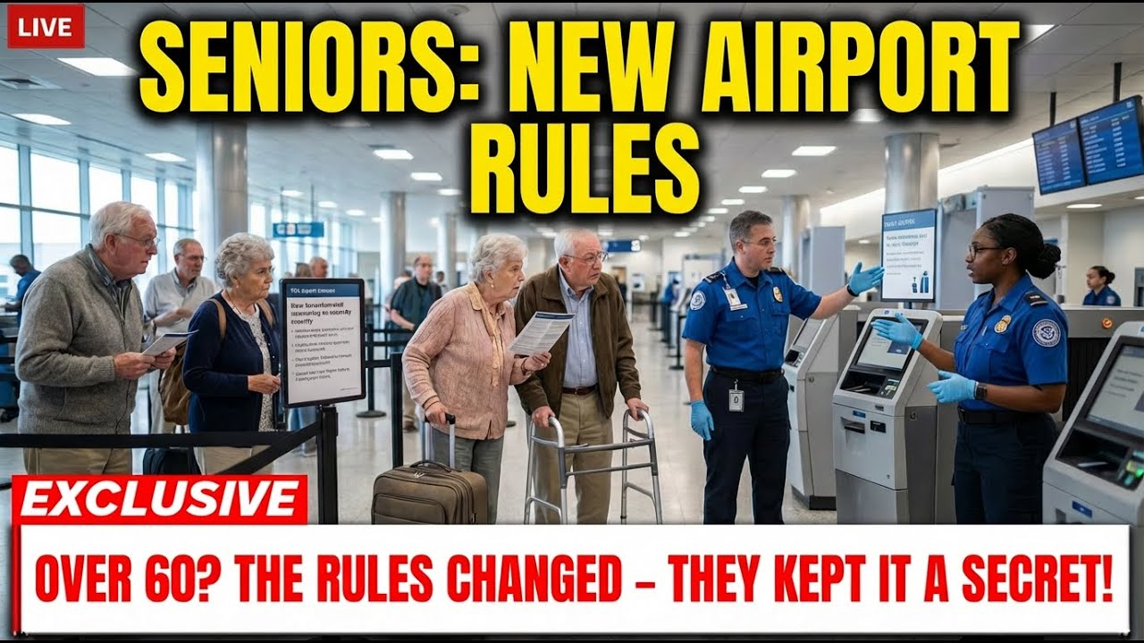 Over 60? The Airport Rules Changed—And Nobody Told You