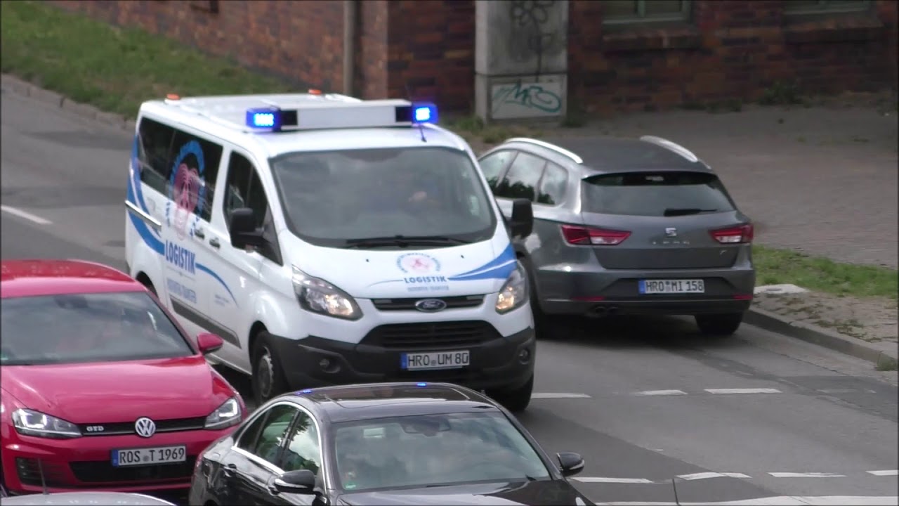 [Signalblut] 5x PKW Logistik Universitätsmedizin Rostock auf Einsatzfahrt