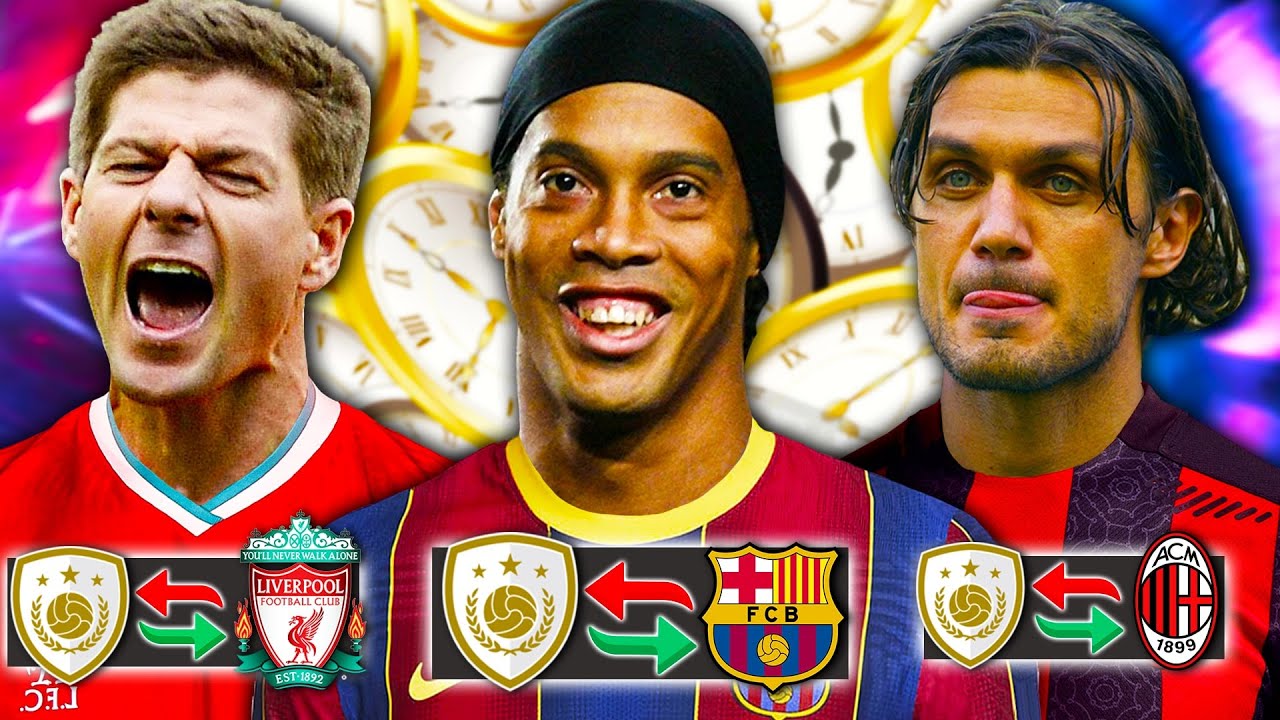 I ADDED ALL ICONS to their FORMER ICONIC CLUBS in FIFA 21 Career Mode!!