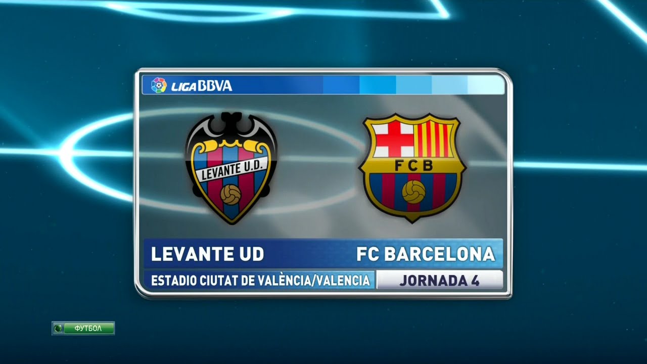 La Liga 2014-15, Levante - Barca (Review, HD, RU)