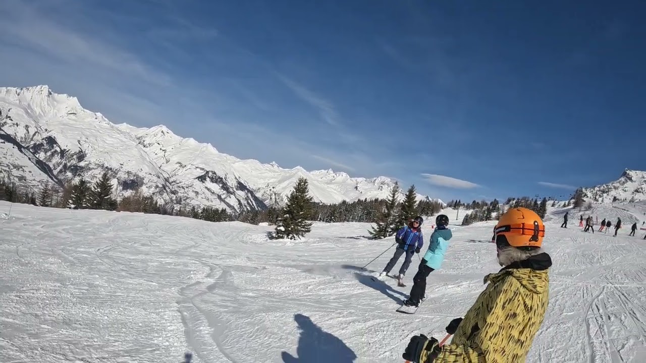 New Skis for Stevie & Lynny's first Run