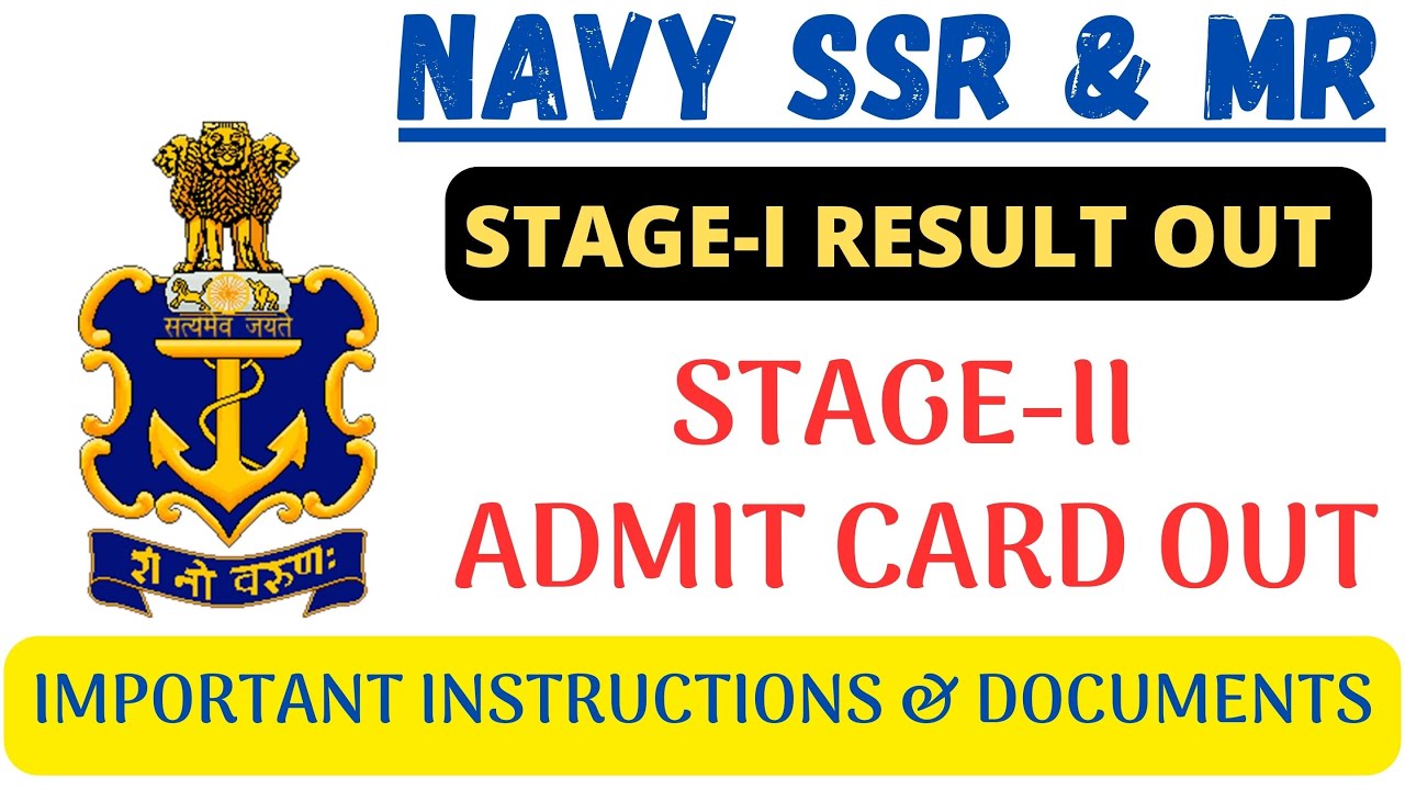 RESULT OUT | 1800+ VACANCIES🔥INDIAN NAVY SSR & MR 02/2024 - STAGE-II IMPORTANT TIPS IN TAMIL