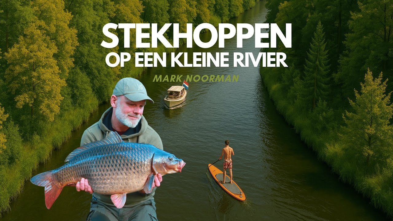 Stekhoppen op een kleine rivier | Mark Noorman