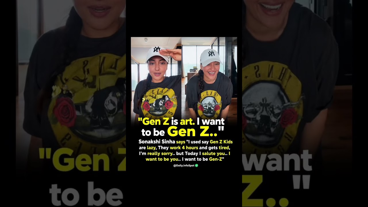 EXPLOSIVE: Bollywood Star Sonakshi Sinha BOWS DOWN To Gen Z Protesters! 🚨🔥🙇&zwj;♀️|#genz #art #you