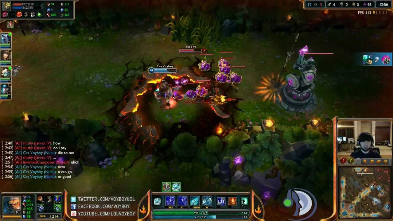 Crs Voyboy - AP.NUNU.TOP.LANE!! (2500elo) (Diamond l)