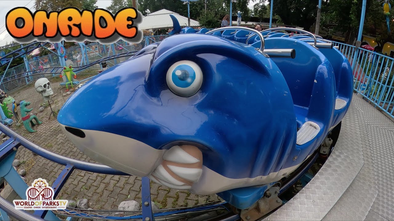 Shark Trip Coaster - Böhmischer Prater Wien 2025 (ONRIDE POV) Achterbahn – SBF Visa - Roller Coaster