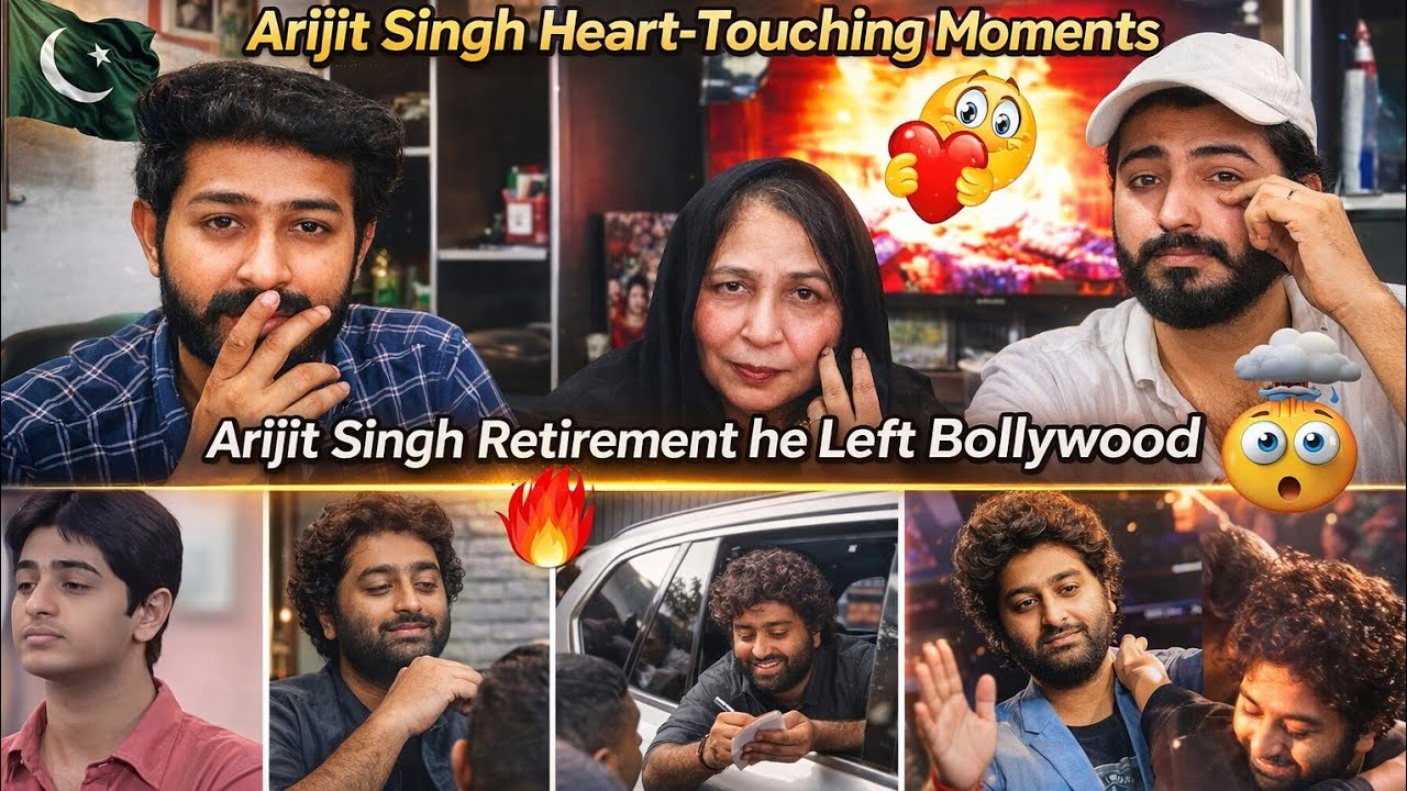 Pakistani Reaction To Arijit Singh❤️ Heart touching & Memorable Cute 🥺 Moments viral Reels Edits
