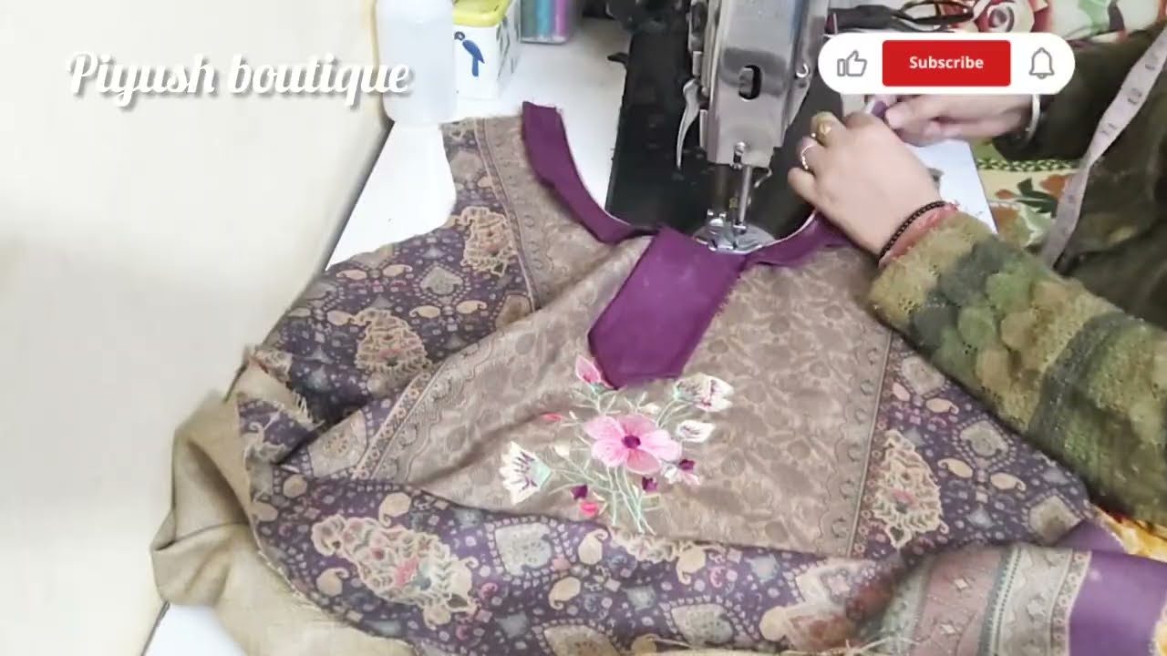Kurti neck design#gale ka design#with less design