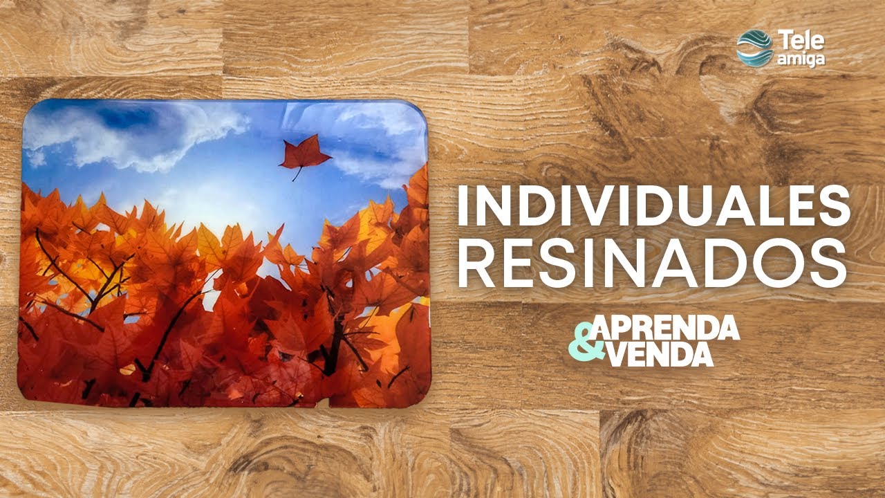 INDIVIDUALES RESINADOS en Aprenda y Venda - Teleamiga