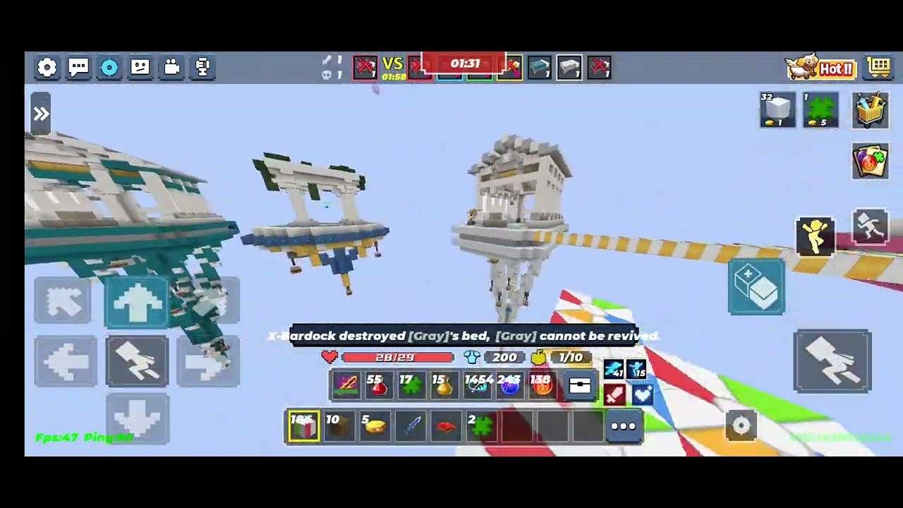 Blockman go solo match bedwars