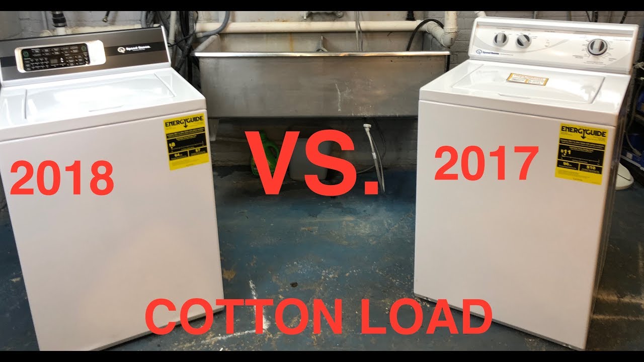2018 Speed Queen Washer vs. 2017 Speed Queen- Cotton Shirts