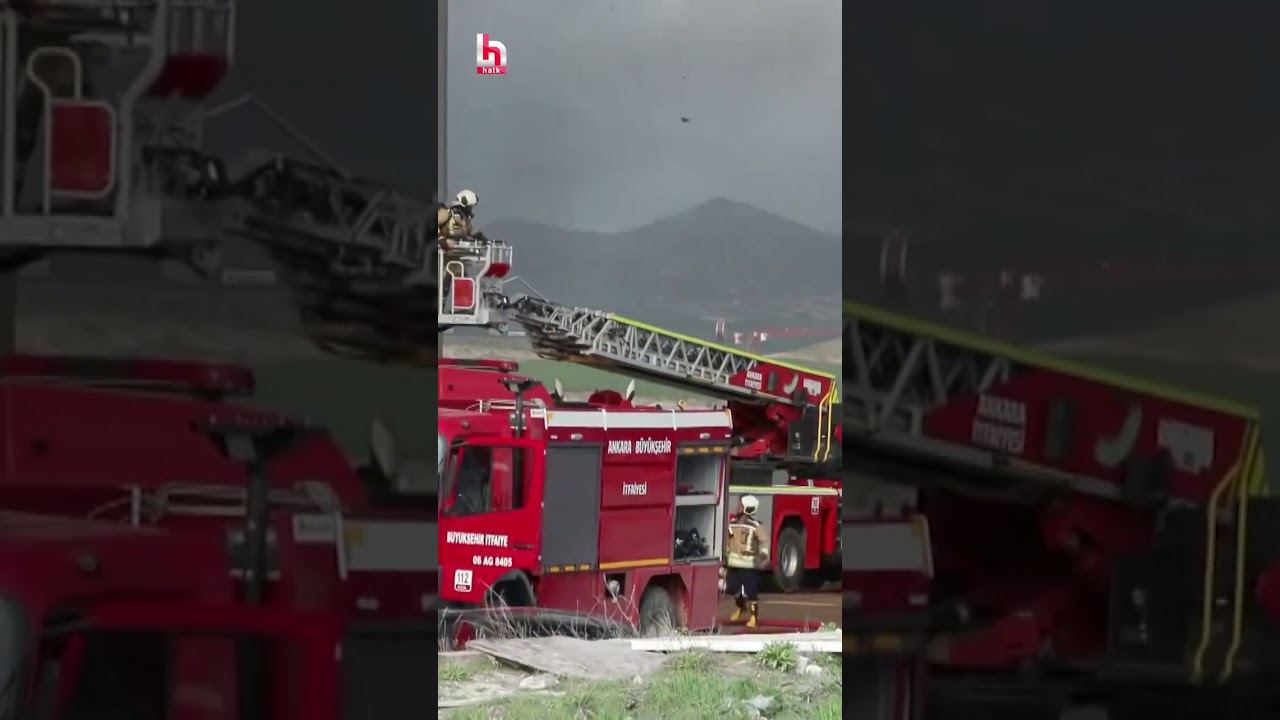SON DAKİKA! Ankara'da mobilya deposunda &ccedil;ıkan yangına ekiplerin m&uuml;dahalesi s&uuml;r&uuml;yor!