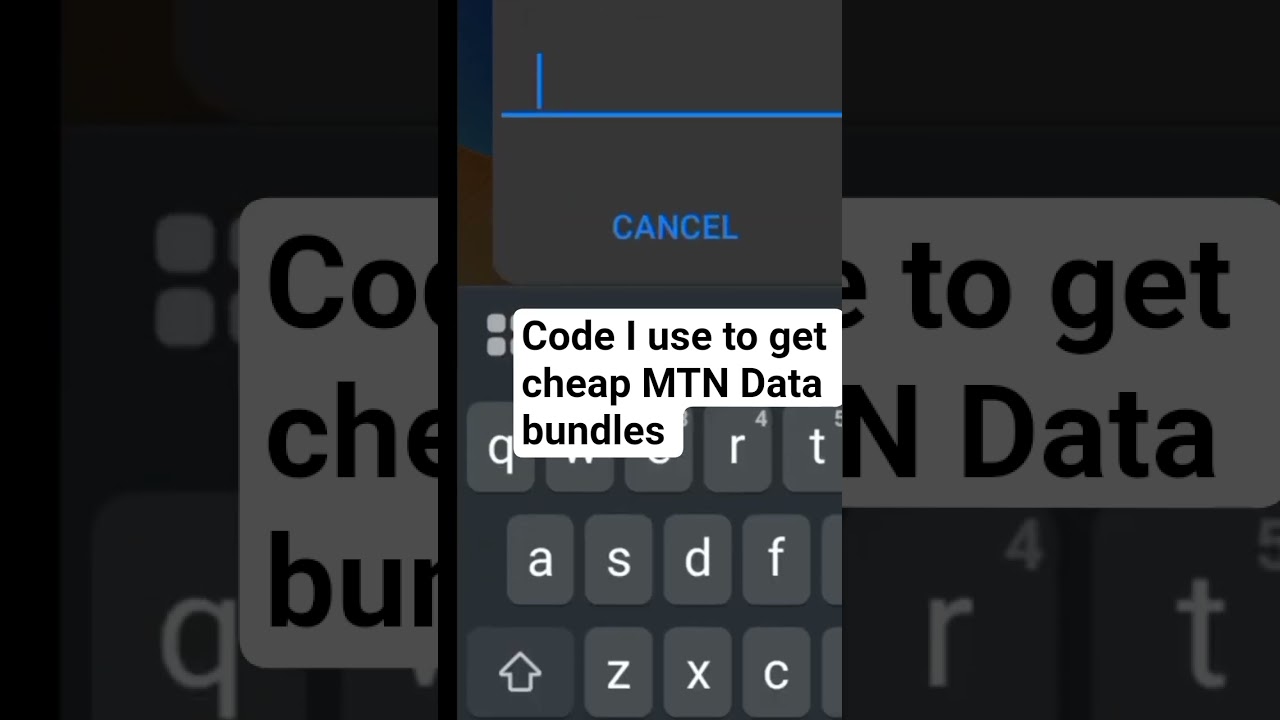 Code I Use to get cheap MTN Data bundles #cheapestdata #shorts #mtndata #cheapdata