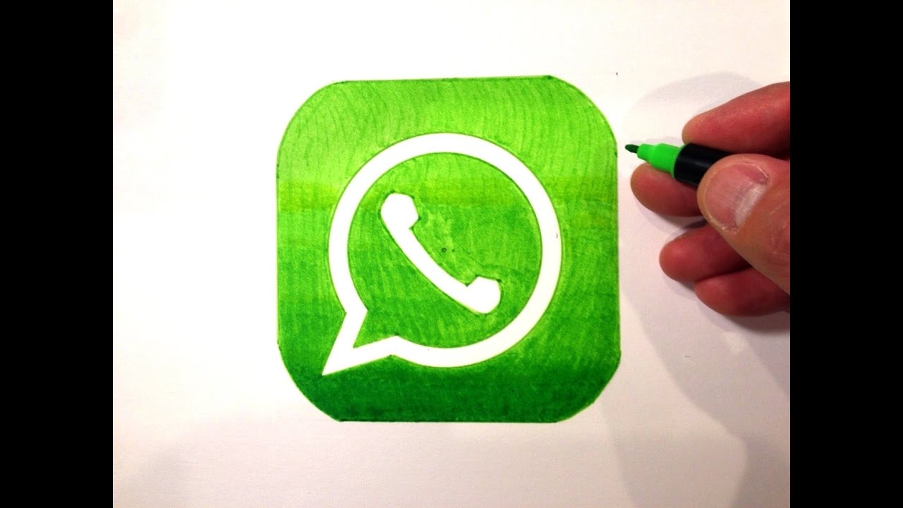 How to Draw the WhatsApp Logo