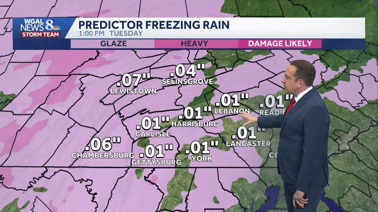 Impact: Snow & Freezing Rain To Start Tuesday