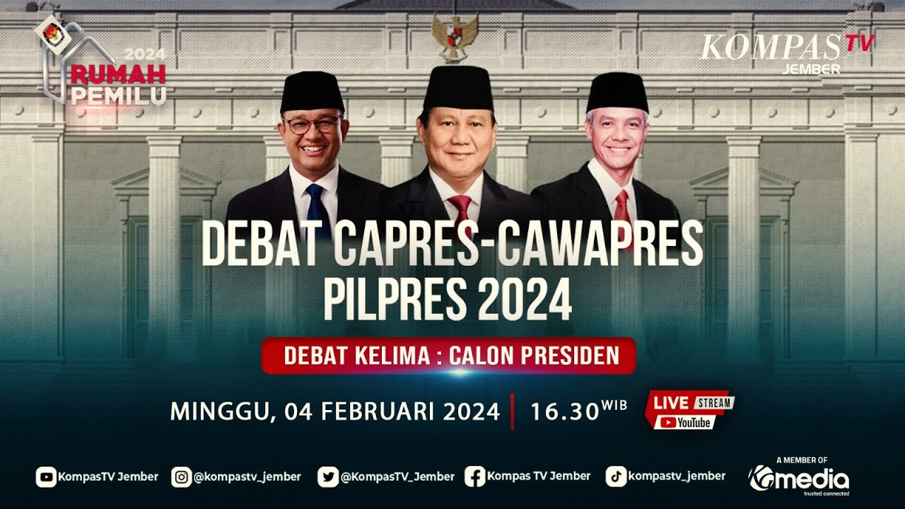 Breaking News - Debat Terakhir Capres 2024: Anies VS Prabowo VS Ganjar