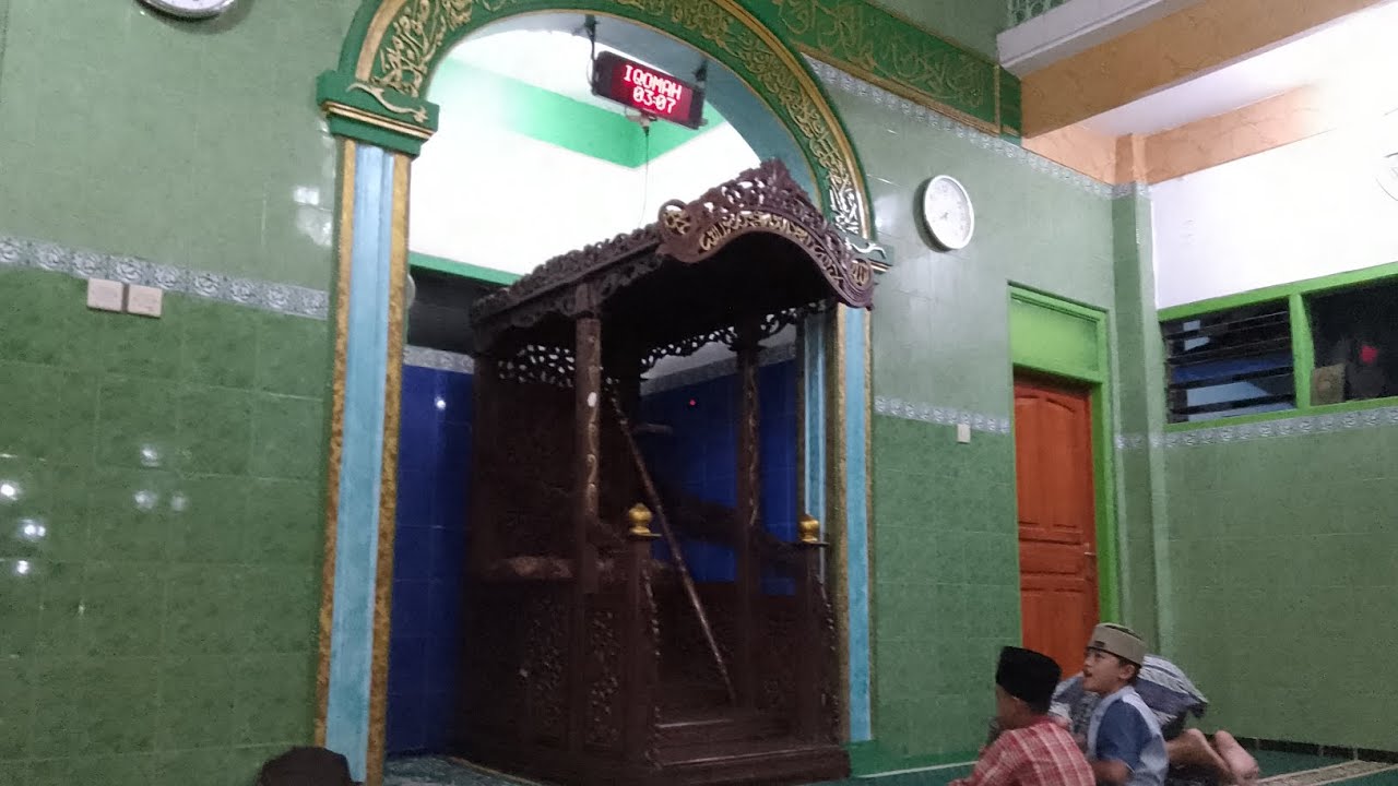 Adzan Isya di MASJID RACHMAT Kajarkuning Grati Pasuruan (Suara jernih dari kabel aux) 5/6/2024