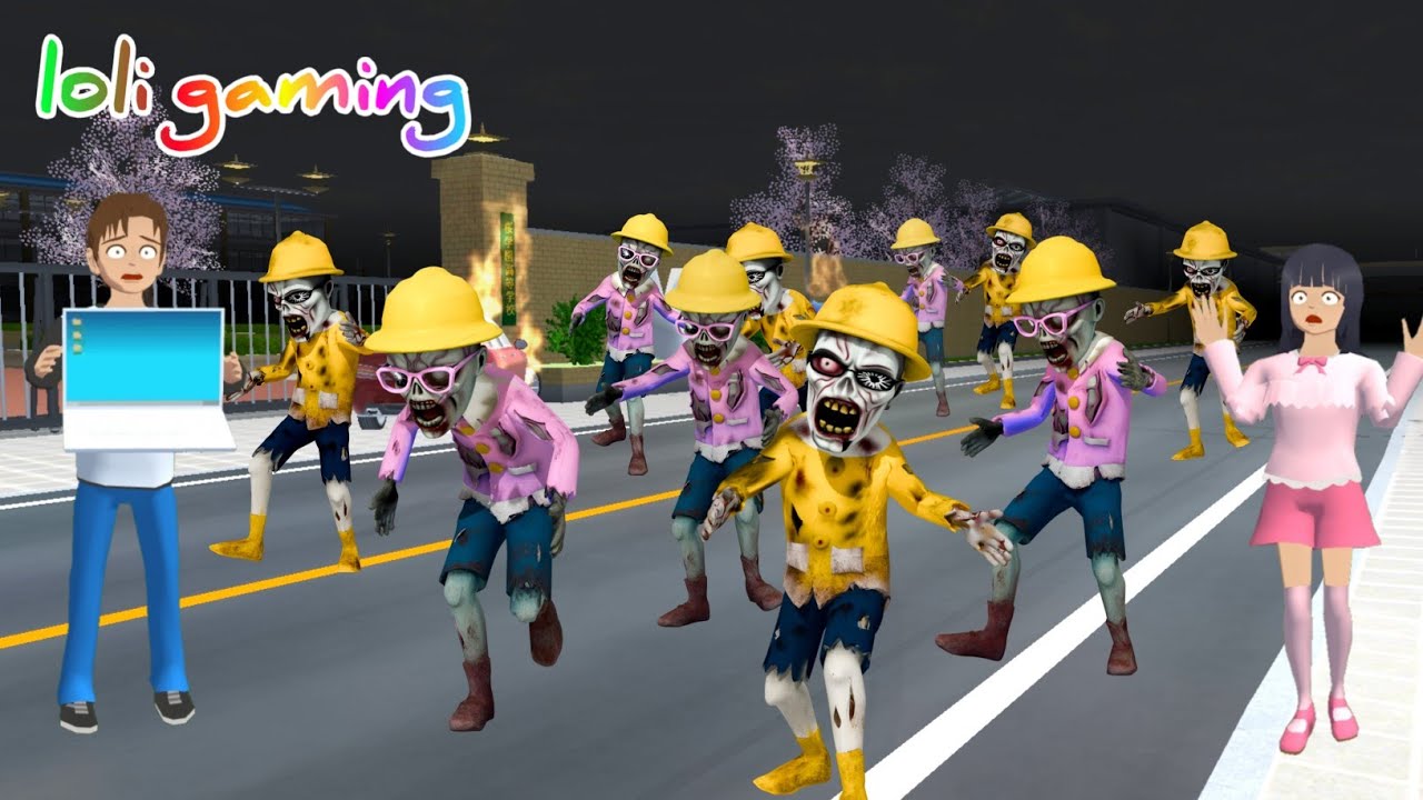 ZOMBIE ATOM dan ATAM semakin banyak berkeliaran di kota sakura ingin menggigit YUTA dan MIO😱😱😱