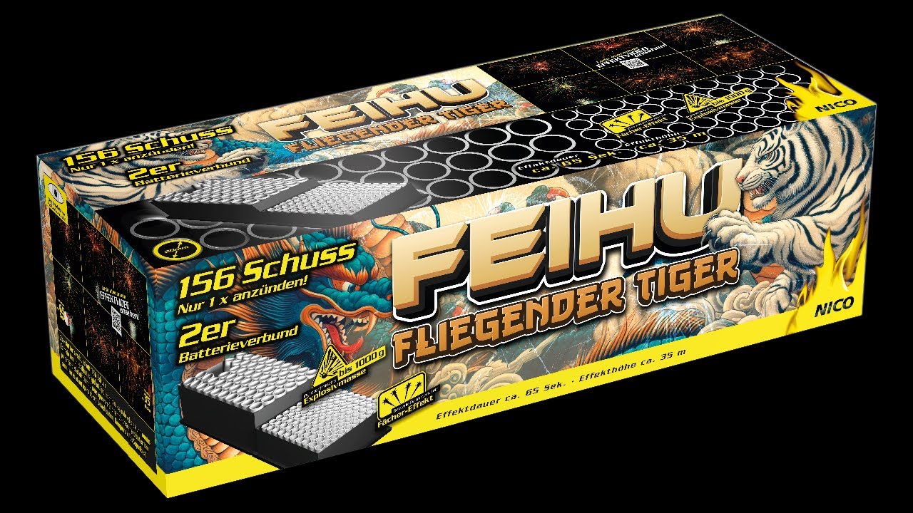NICO Europe - Feihu - Fliegender Tiger, 156 Schuss