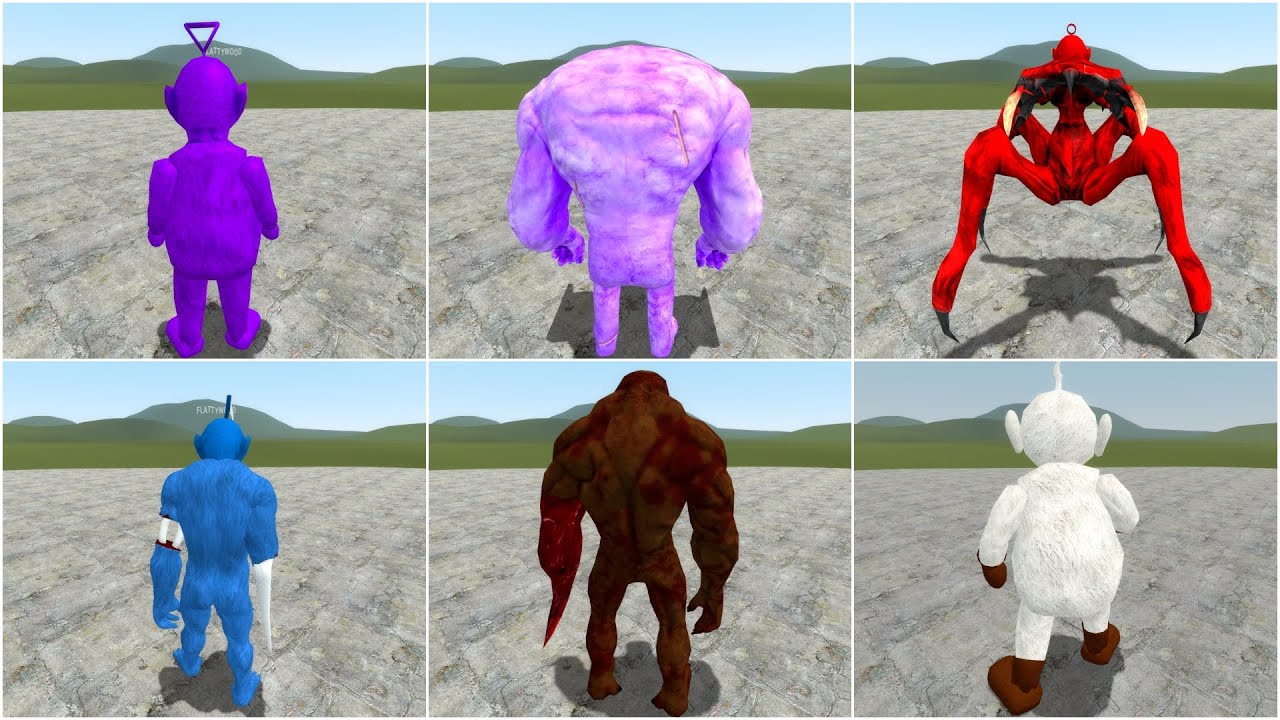 What if I Become ALL SLENDYTUBBIES 3 CHARACTERS in Garry's Mod!