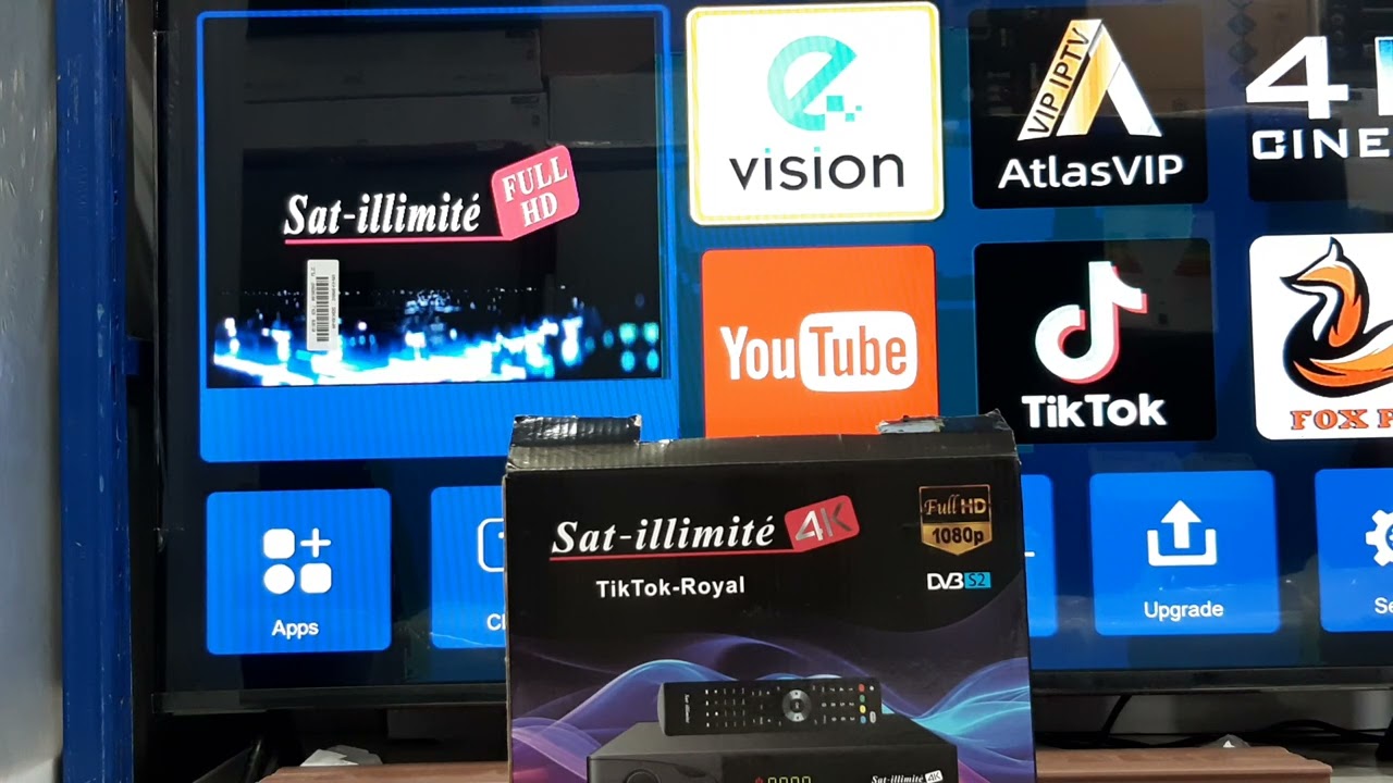 جديد sat illimité TikTok royal 4k  على نت اولاين بتاريخ 15 أفريل 2025 مع إضافة تحسينات جديدة للسرفير
