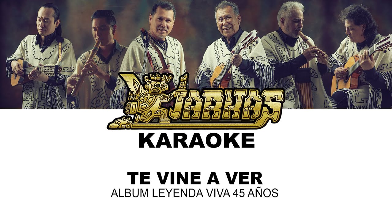 LOS KJARKAS - TE VINE A VER KARAOKE