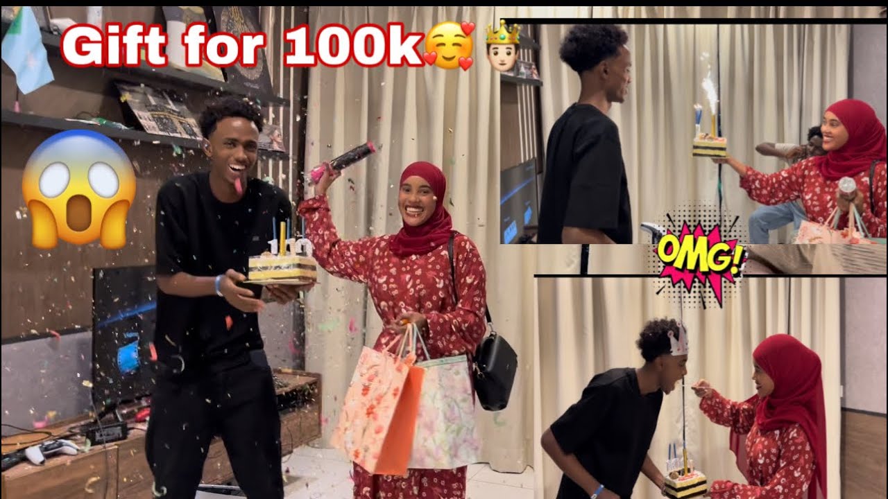 CADNAAN OO AAN SUPRISE USAMEEYAY FARXAD WUU AAMINI WAAYAY  GIFT QAALI AH😳