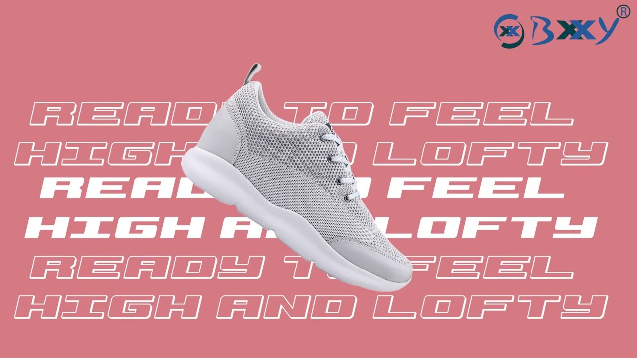 Men's 3 Inch Hidden Height Increasing Stylish Casual Sports Lace-Up Shoes with Eva Sole.