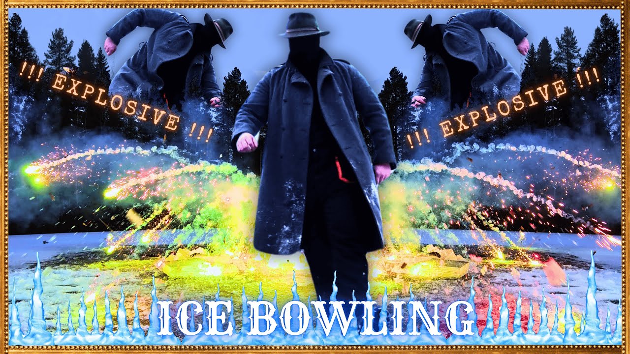 Mystery Man's Explosive Ice Bowling
