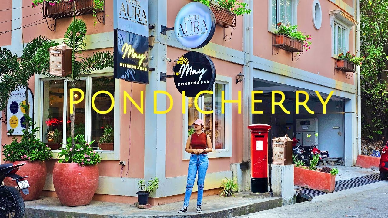 24 Hours in Pondicherry 🇮🇳 Travel Vlog [4K]