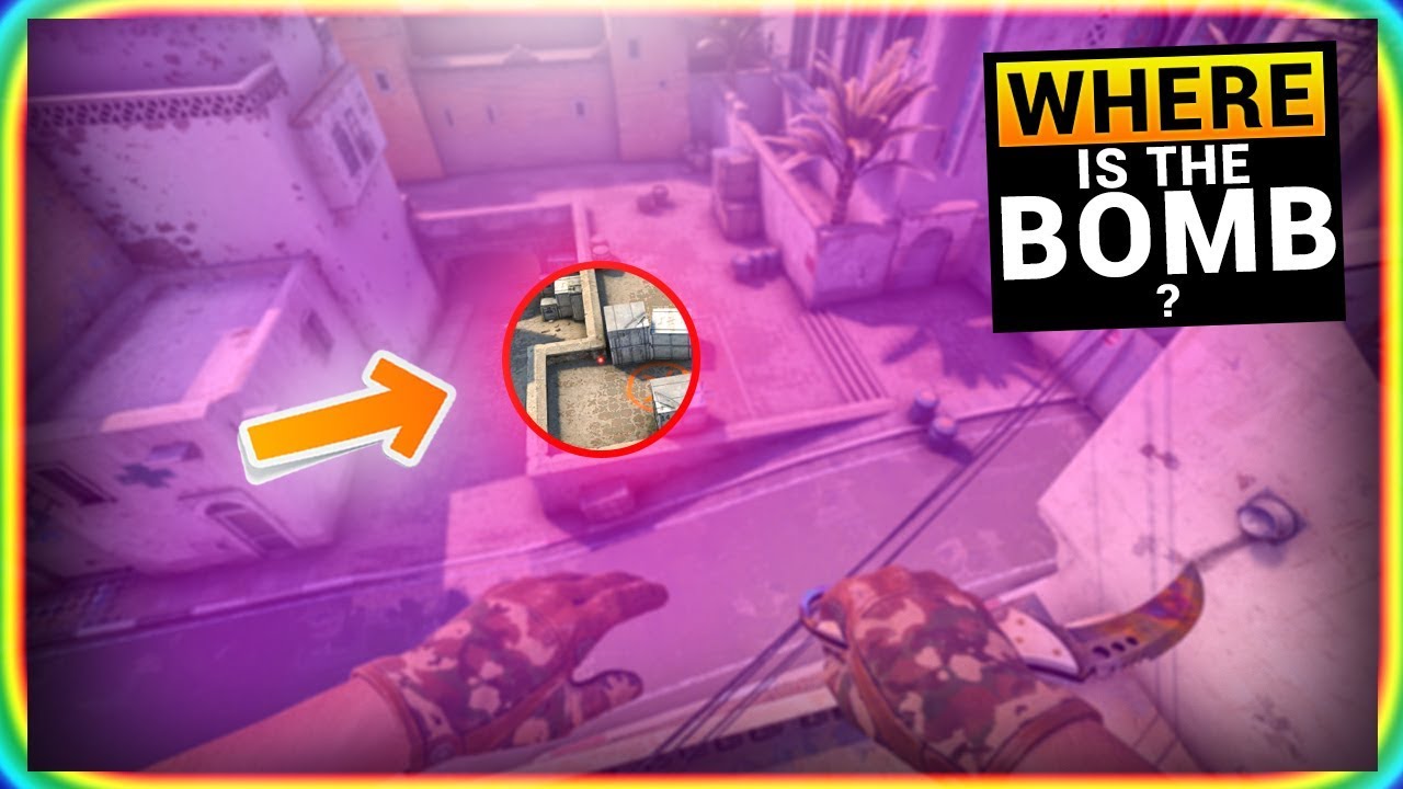 HIDDEN BOMB PLANT SPOTS in CS:GO
