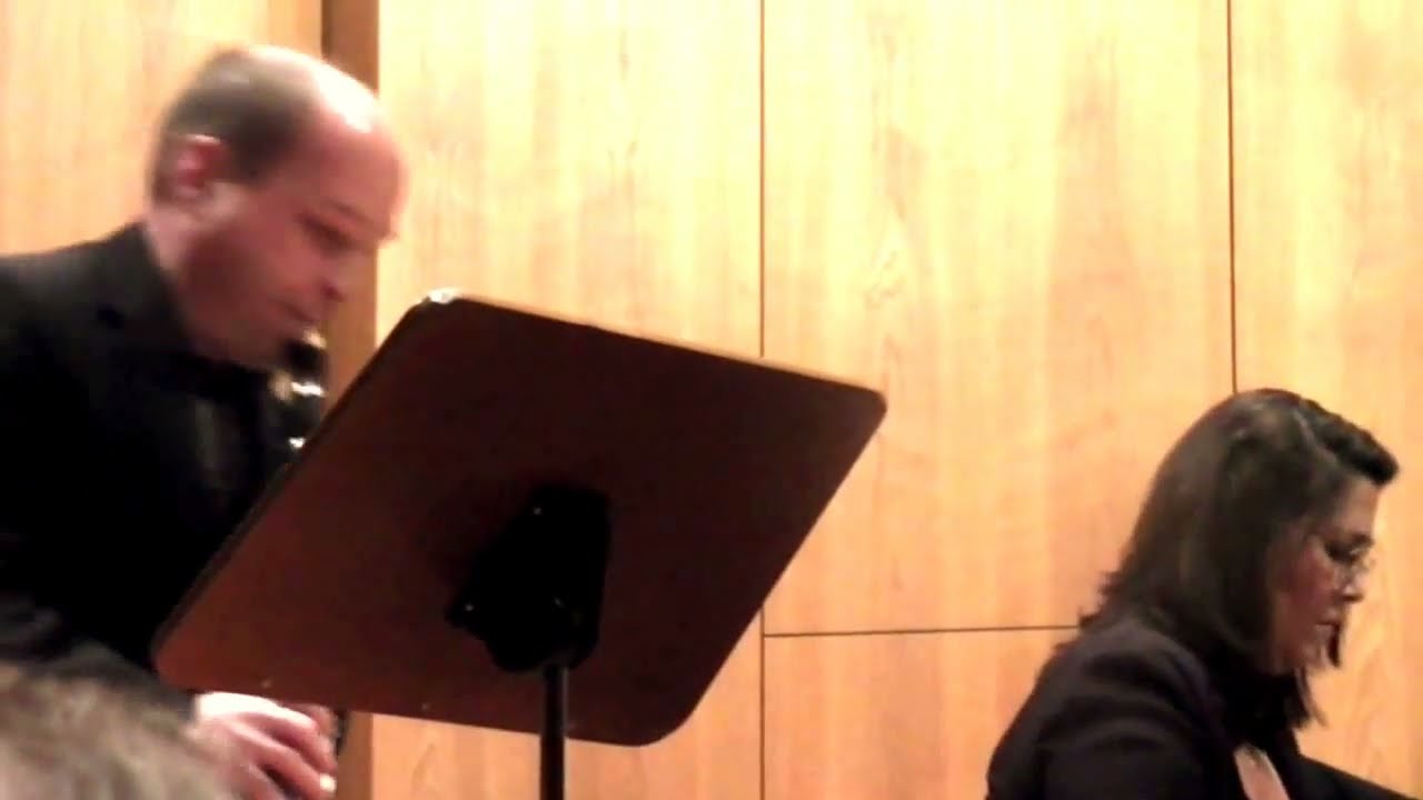 SONATA FOR CLARINET and PIANO by CARLOS GUASTAVINO (I° Mov) Unolf Wäntig / Cecilia Pillado
