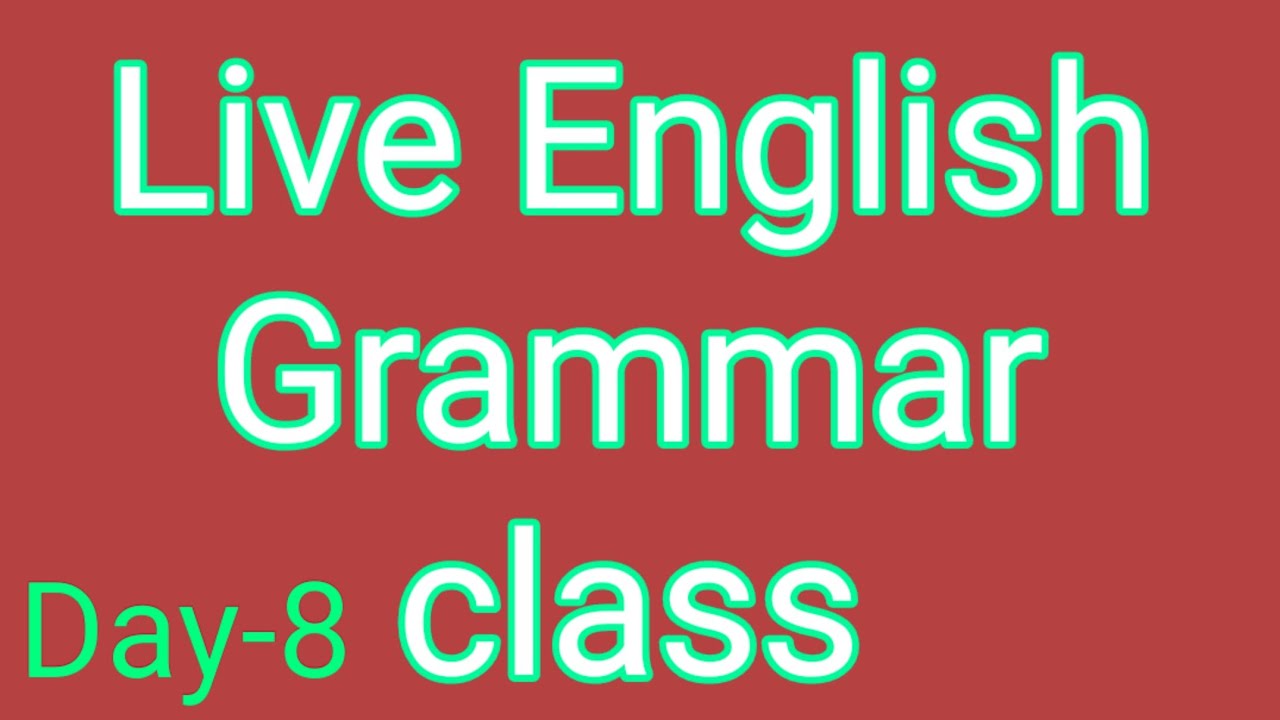 Live English Grammar /@shuklaedugalaxy/