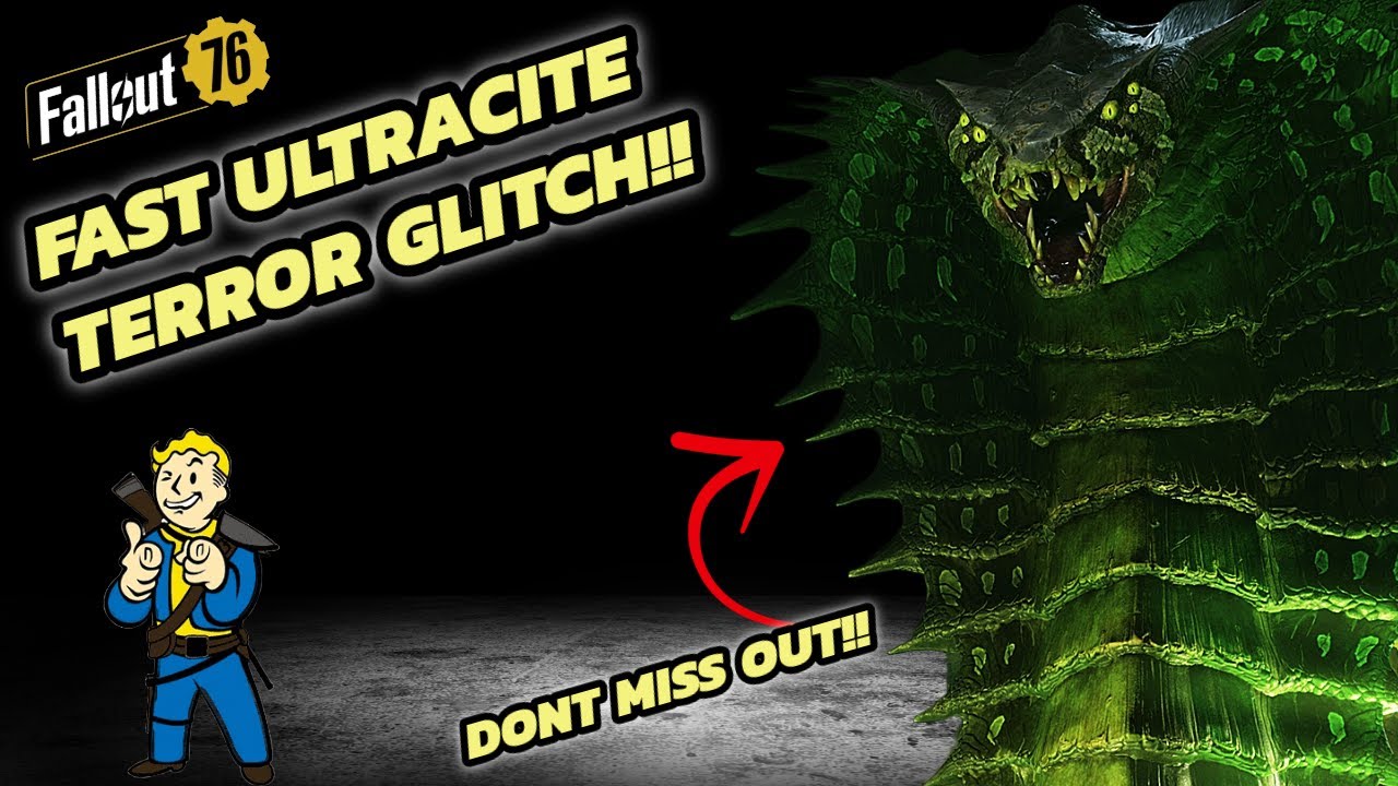 Fallout 76 - Ultracite Terror Travel Glitch! Do This Now!