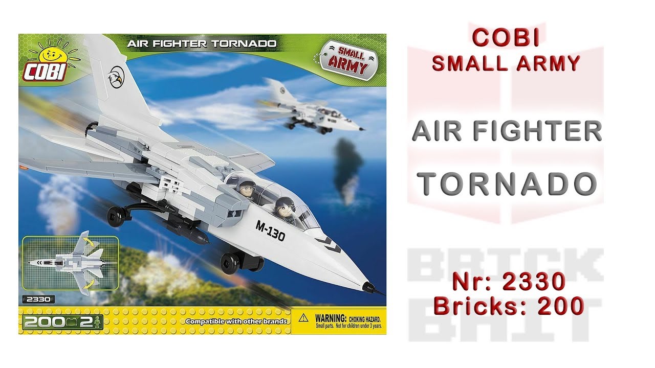 [COBI ] Air Fighter Tornado - Speedbuild (Small Army Series No. 2330)