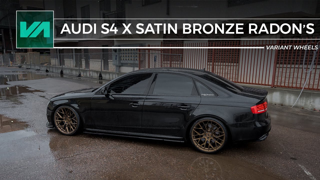 Audi S4 on Satin Bronze Radon's // Variant Wheels