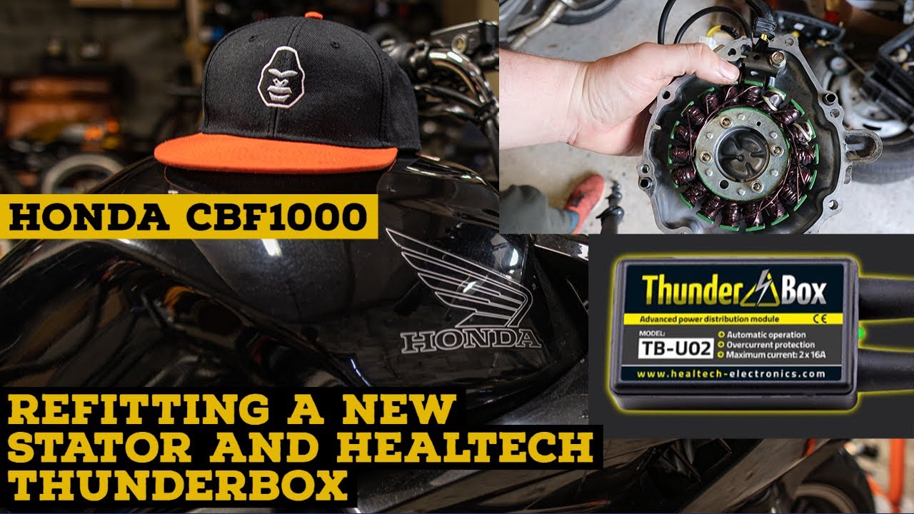 Установка нового статора на мой Honda CBF1000 | Обзор Healtech Thunderbox