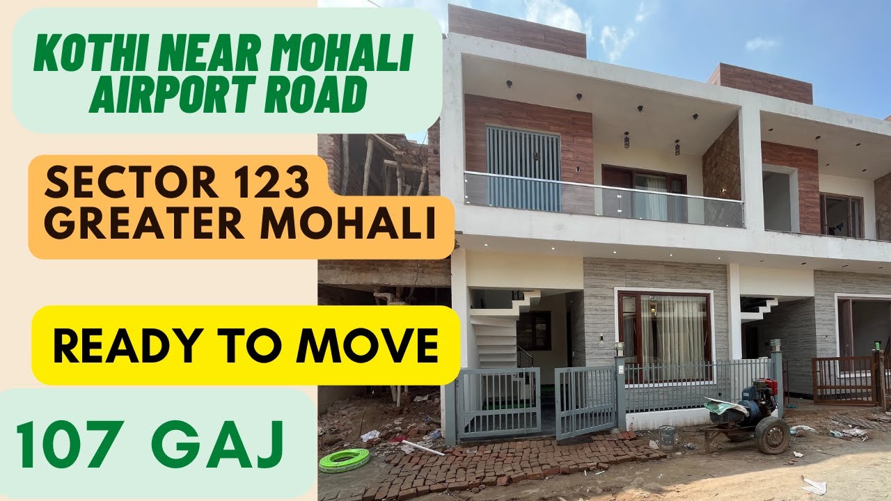 Kothi near Mohali || Airport road | Greater Mohali | 3BHK  | Ready to move || Independent house
